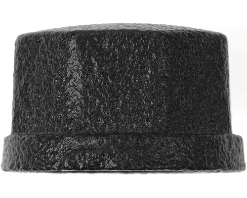 Schwarze Rohrabdeckung aus Gusseisen