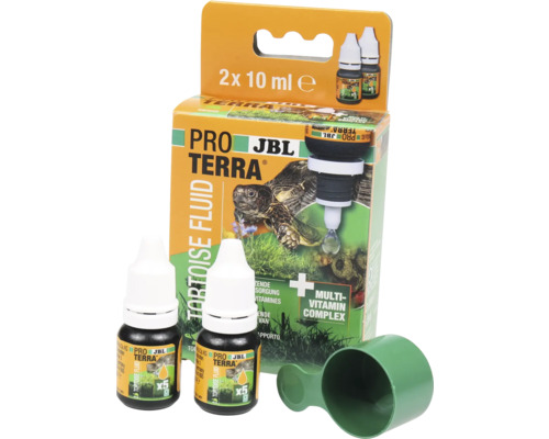 JBL Pro Terra Tortoise Fluid mit Multivitamin Komplex und Messlöffel