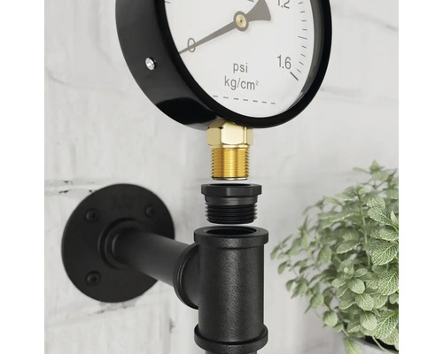 Manometer mit Rohrkonstruktion zur Druckmessung