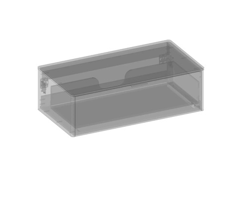 Transparente Aufbewahrungsbox mit Deckel