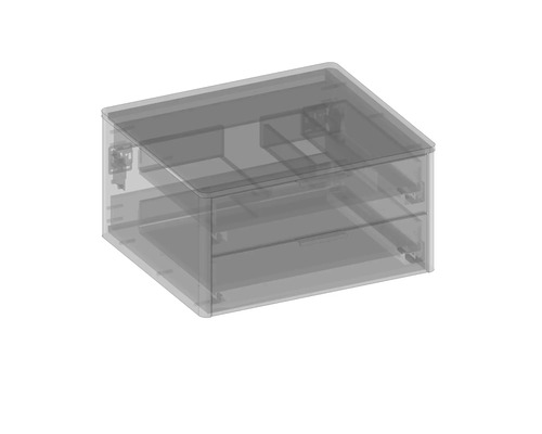 Kunststoff Verteilerkasten mit transparentem Deckel