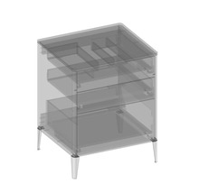 Waschtischunterschrank mit Schubladen und Füßen
