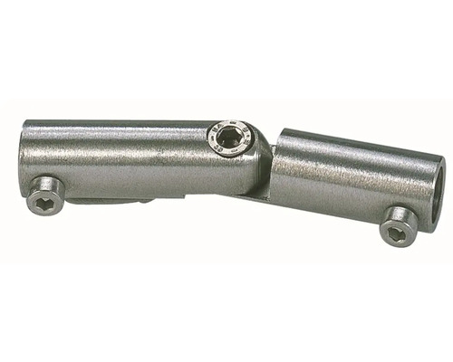 Rohrverbinder mit Gelenk aus Edelstahl