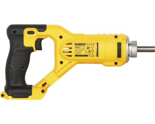DeWalt Betonglätter, ein gelbes Elektrowerkzeug mit schwarzem Griff.