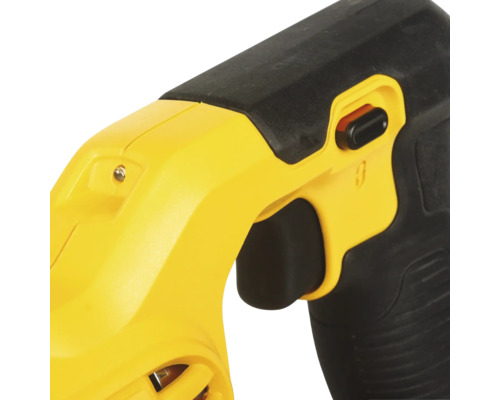 Detailansicht einer Stichsäge mit Bedienelementen