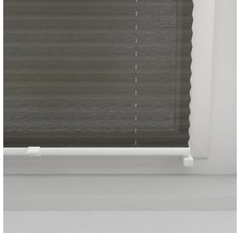 Soluna Faltenplissee mit Seitenverspannung, grau, 40x130 cm-thumb-5