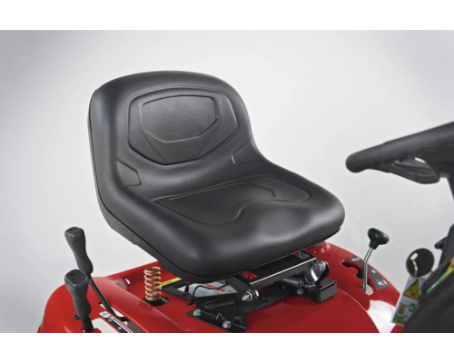 Sitz eines Rasentraktors