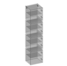 Hängeschrank Devo Viva 2.0 40x170x35 cm Anschlag rechts weiß