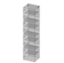 Hängeschrank Devo Viva 2.0 40x170x35 cm Anschlag links hickory