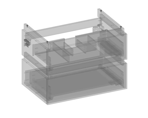 Waschbeckenunterschrank mit zwei Schubladen