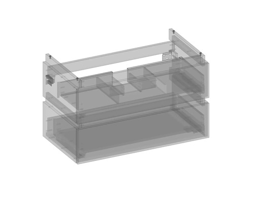 Waschbeckenunterschrank mit zwei Schubladen