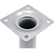Möbelfuß aus Metall mit Montageplatte