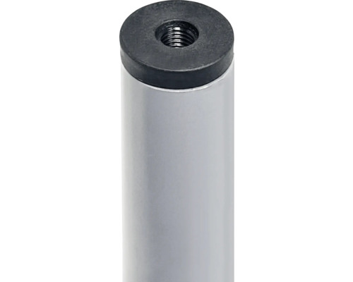 Metallrohr mit Gewinde und Abschlusskappe