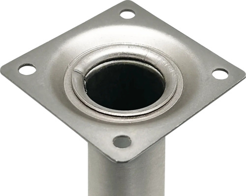 Möbelfuß aus Metall mit Montageplatte