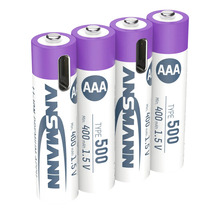 Vier Ansmann AAA-Batterien