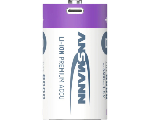 Ansmann D-Batterie mit USB-Anschluss