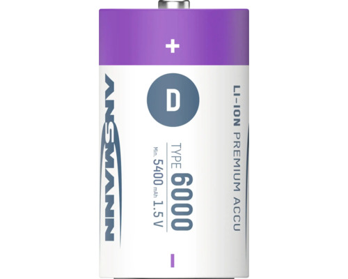 Ansmann D Akku Lithium-Ionen mit 6000 mAh