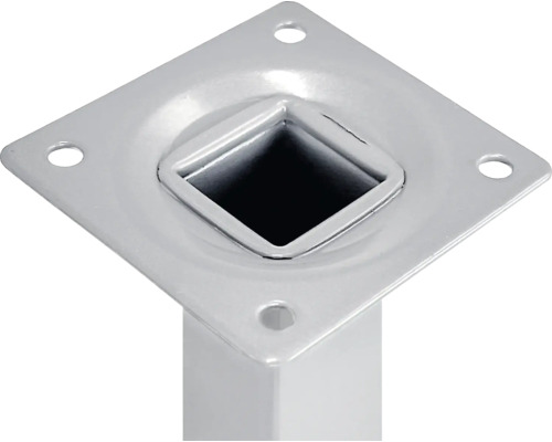 Metallmöbelfuß mit Montageplatte