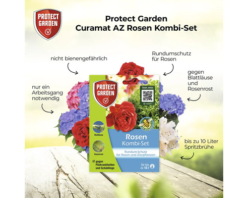 Protect Garden Curamat AZ Rosen Kombi-Set für Rosen und Zierpflanzen