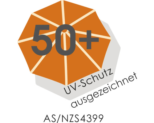 UV Schutz 50 Plus Siegel
