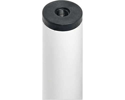 Detailansicht eines Tischbeins mit Gewinde für die Montage