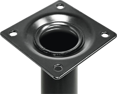 Tischbeinbefestigungsplatte mit vier Löchern zur Montage