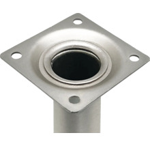 Möbelfuß aus Metall mit Montageplatte