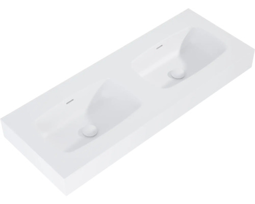 Doppelwaschtisch aus Sanitärkeramik