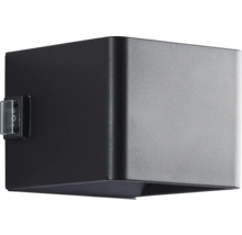 Kubische Wandleuchte mit Schalter