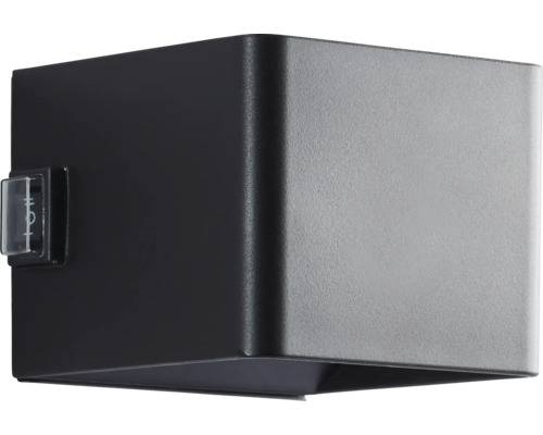 Kubische Wandleuchte mit Schalter