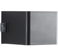 Würfelförmige Wandleuchte mit Schalter