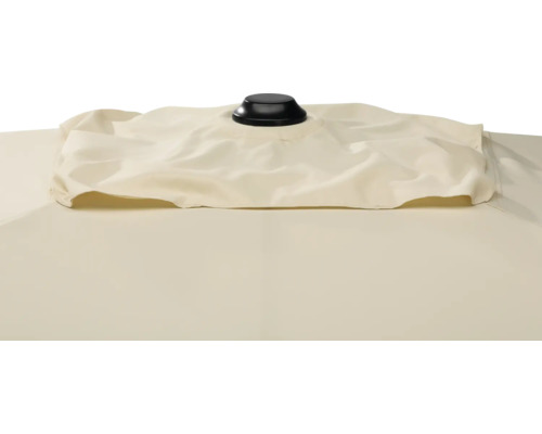 Detailansicht eines Gartenschirms