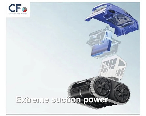 Explosionsansicht eines Poolreinigungsroboters