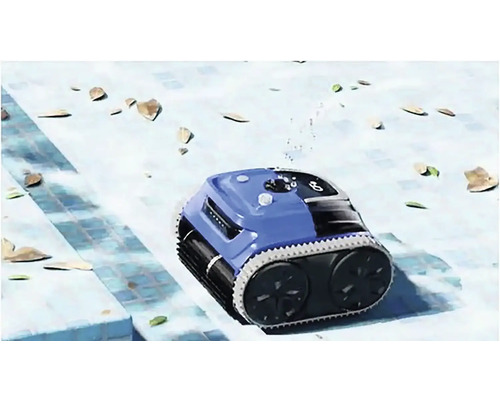 Poolreinigungsroboter im Einsatz im Schwimmbecken