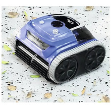 Poolreinigungsroboter mit Kettenantrieb zur automatischen Reinigung von Schwimmbecken