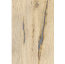 Holz Arbeitsplatte aus Eiche mit Astfüllung