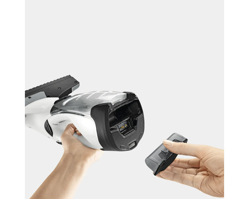 Akkutausch bei einem Fenstersauger