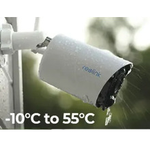 Reolink Überwachungskamera mit Wassertropfen