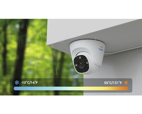 Reolink Überwachungskamera zur Temperaturanzeige