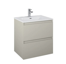 Waschbeckenunterschrank Jungborn DECEM 60x63,5x45,8 cm ohne Waschbecken fume matt