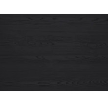 Nahaufnahme einer schwarzen Holzoberfläche mit Maserung