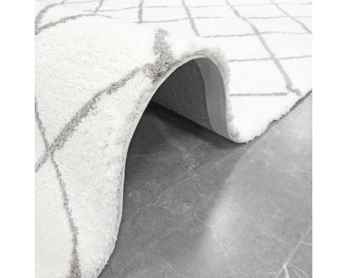 Teppich mit geometrischem Muster, hochflorig