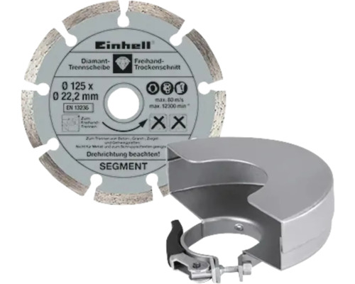 Einhell Diamanttrennscheibe mit Schutzvorrichtung für Trennarbeiten
