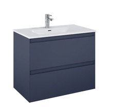 Waschtischunterschrank mit zwei Schubladen und Waschbecken