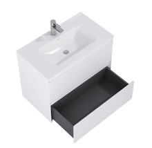 Waschbeckenunterschrank Jungborn DECEM 80x63,5x45,8 cm ohne Waschbecken weiß matt