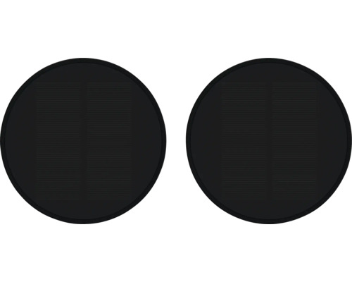 Zwei runde Antivibrationsmatten für Waschmaschinen