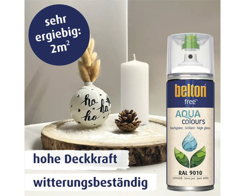 Belton Aqua Colours Lack Spraydose mit Dekoration