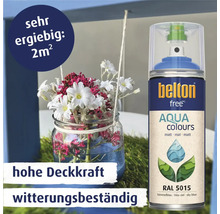 Belton Free PU Sprühlack Ral 5015 himmelblau matt 400 ml
