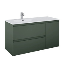 Waschtischunterschrank mit zwei Schubladen, einem Schrankfach und einem Waschbecken