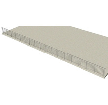 Geländer auf einer Betonstruktur